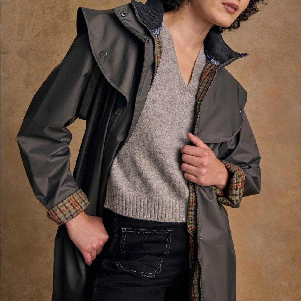 Jack Murphy Malvern Waterproof Long Coat Olive